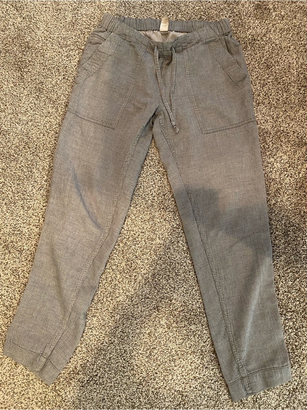 Prana women’s Breathe lightweight Drawstring Pants - Gray S